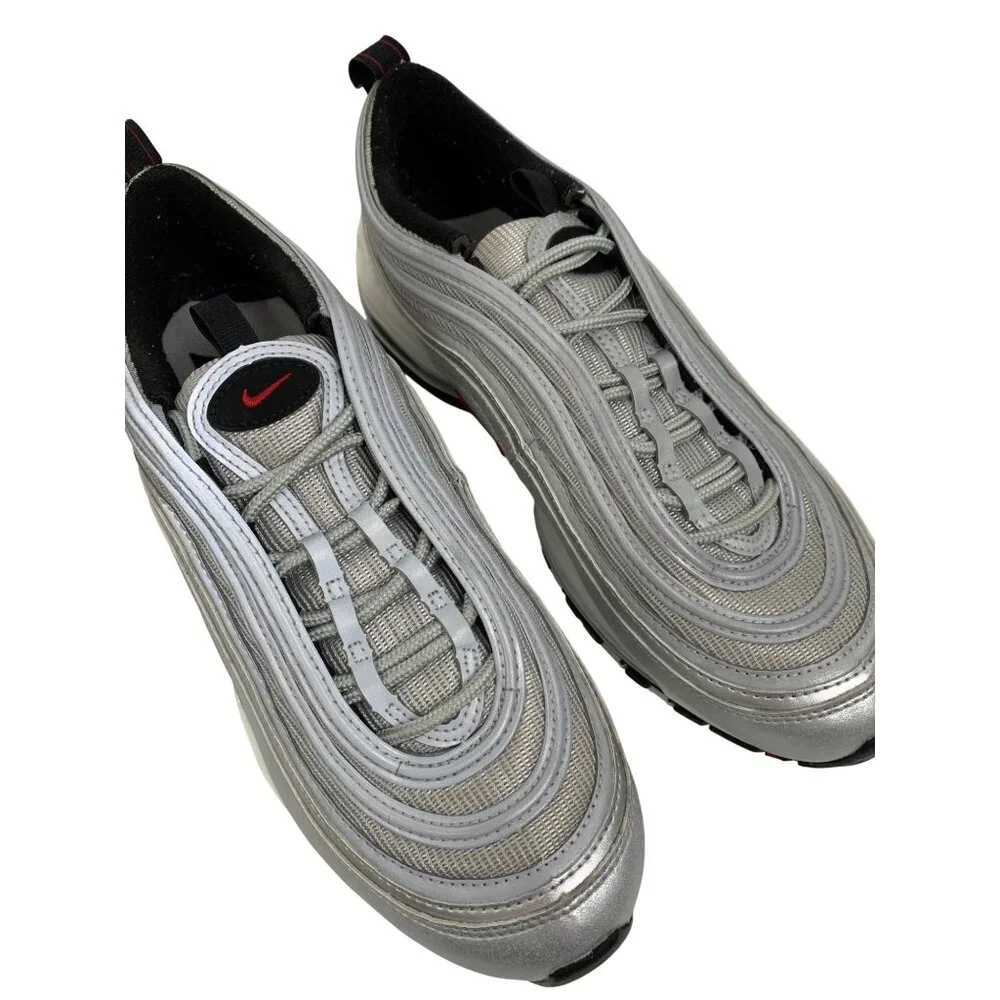 Nike Air Max 97 Silver Bullet Sneakers Youth 6.5Y O10705 EUC 918890-001 Athletic - Picture 2 of 10